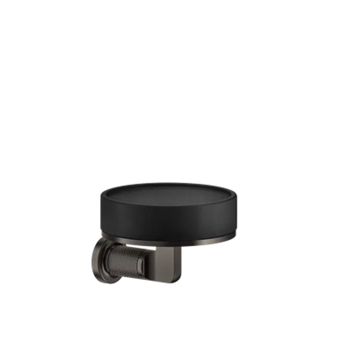 INCISO ACCESSORI - Black wall-mounted soap holder - 58502