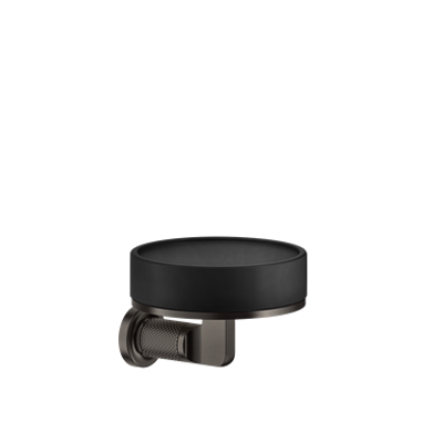 Image for INCISO ACCESSORI - Black wall-mounted soap holder - 58502