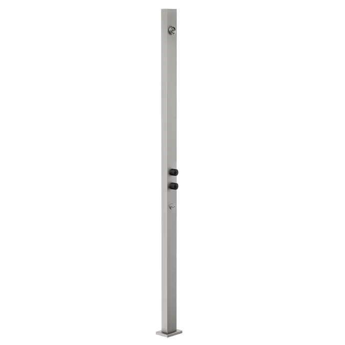 OUTDOOR-External Parts for two exits shower column, to be completed with 63214 kit and SpotWater in the desired finish. - 63207