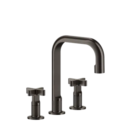 รูปภาพสำหรับ INCISO X - Medium version three-holes basin mixer, with flexible hoses with waste - 58113