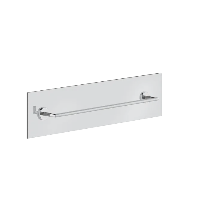 INGRANAGGIO-60 cm towel rail for glass fixing - 63928