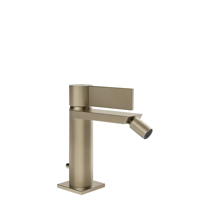 INVERSO-Bidet mixer with waste and connecting flexibles. DIAMANTATO. - 73607