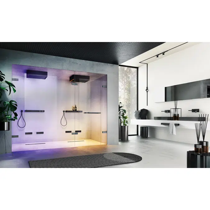 67542 SHOWER G-30 cm Handle and towel rail. RIGATO - 67542