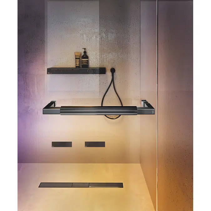 67542 SHOWER G-30 cm Handle and towel rail. RIGATO - 67542