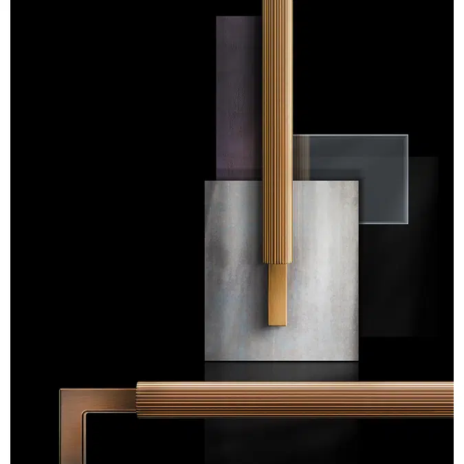 67542 SHOWER G-30 cm Handle and towel rail. RIGATO - 67542