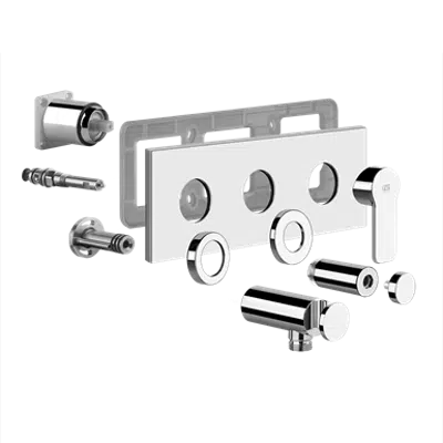 Image for EMPORIO - External parts for two-way shower mixer with diverter - 47238