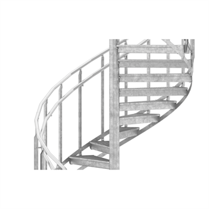 Spiral Staircase, 20 steps per revolution