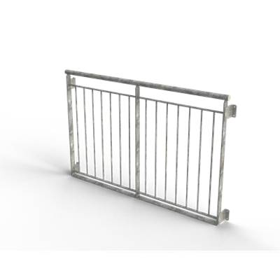 画像 French balcony railing, Round Bar 1400