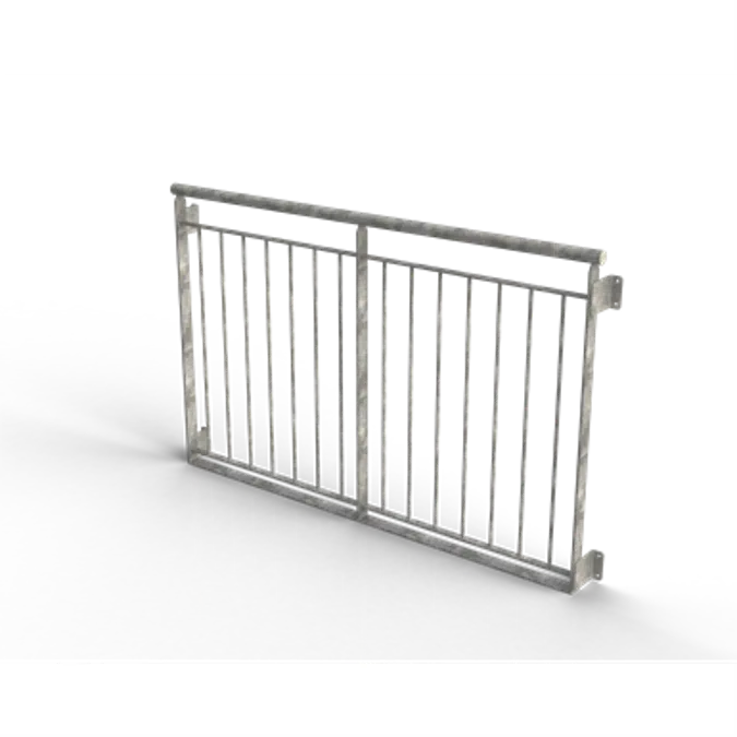 French balcony railing, Round Bar 1400