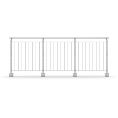 Image pour Sectional Railing Round Bar Side Mounted