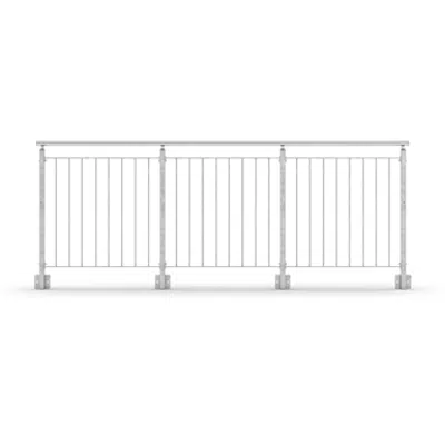 Sectional Railing Round Bar Side Mounted