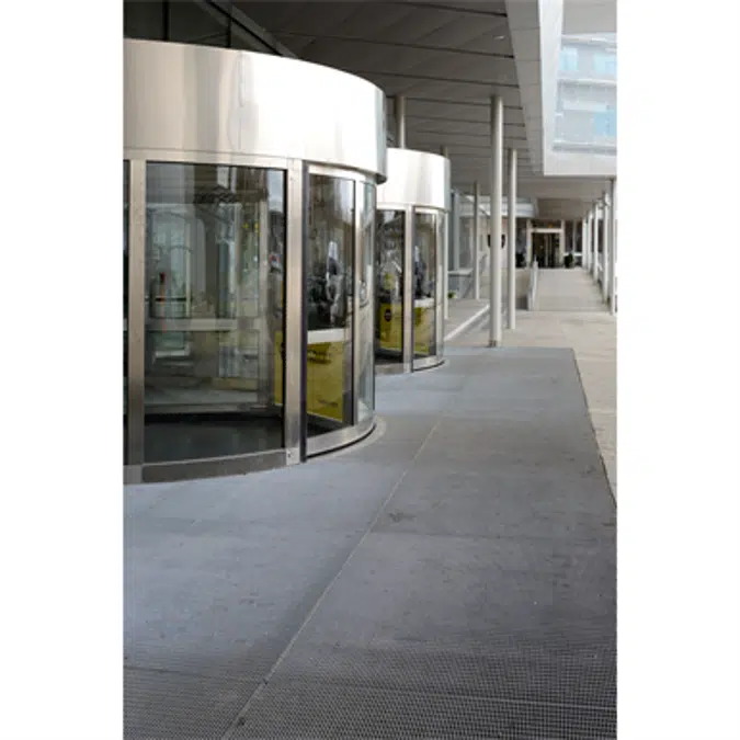 Entrance grating A22x22/A33x33, Z-frame/L frame, Embedded Revolving Door