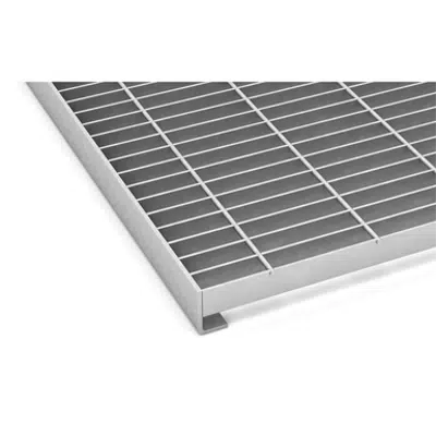 afbeelding voor Entrance grating N6, L-profile edge bar