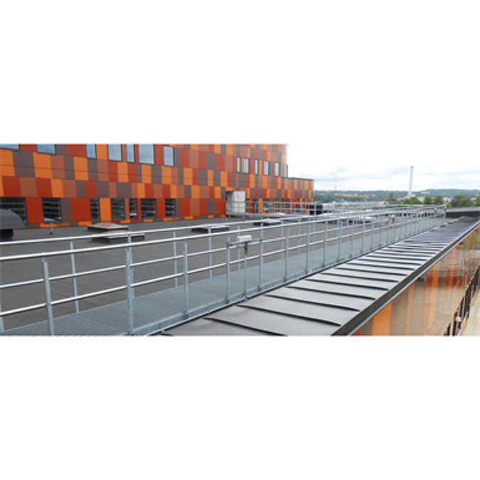 BIM objektumok - Ingyenes letöltés! Steel walkway Flex, Railing ...