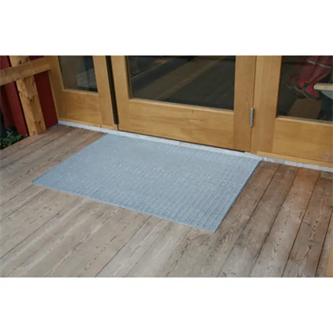 Entrance grating A33x11, L-frame, Embedded