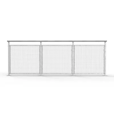 Image for Sectional Railing Mesh Top mounted