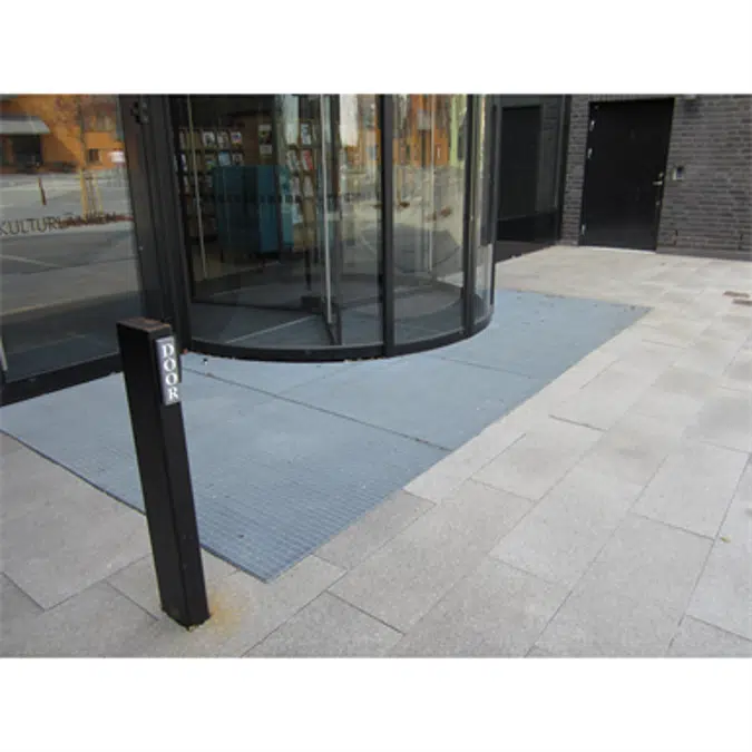 Entrance grating A22x22, Z-frame, Freestanding Revolving Door