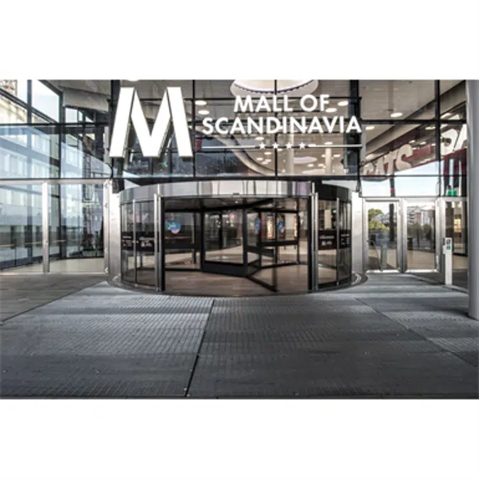 Entrance grating A22x22, Z-frame, Freestanding Revolving Door