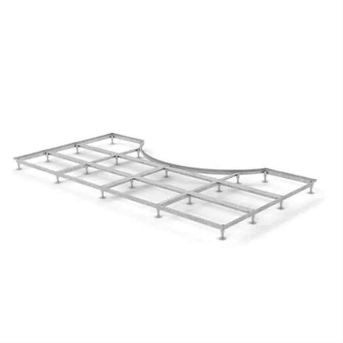 Entrance grating A22x22, Z-frame, Freestanding Revolving Door