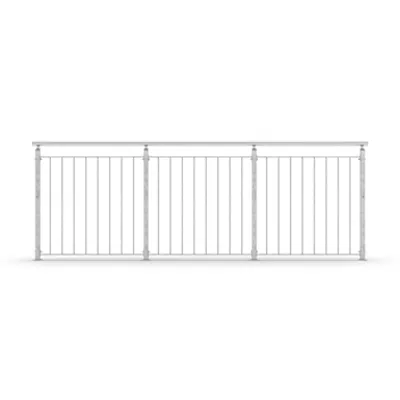 Image for Sectional Railing Round Bar Top Mounted