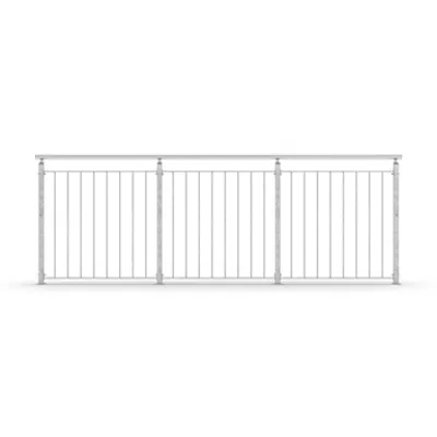 Image pour Sectional Railing Round Bar Top Mounted