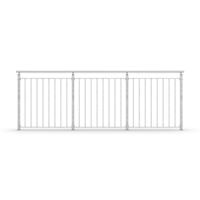 Sectional Railing Round Bar Top Mounted
