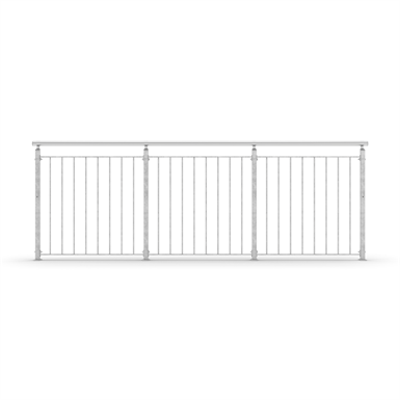 Image for Sectional Railing Round Bar Top Mounted