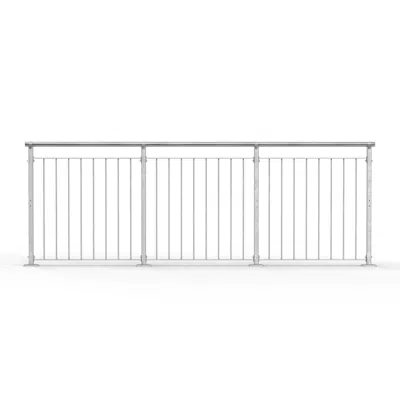 Image for Sectional Railing Round Bar Top Mounted
