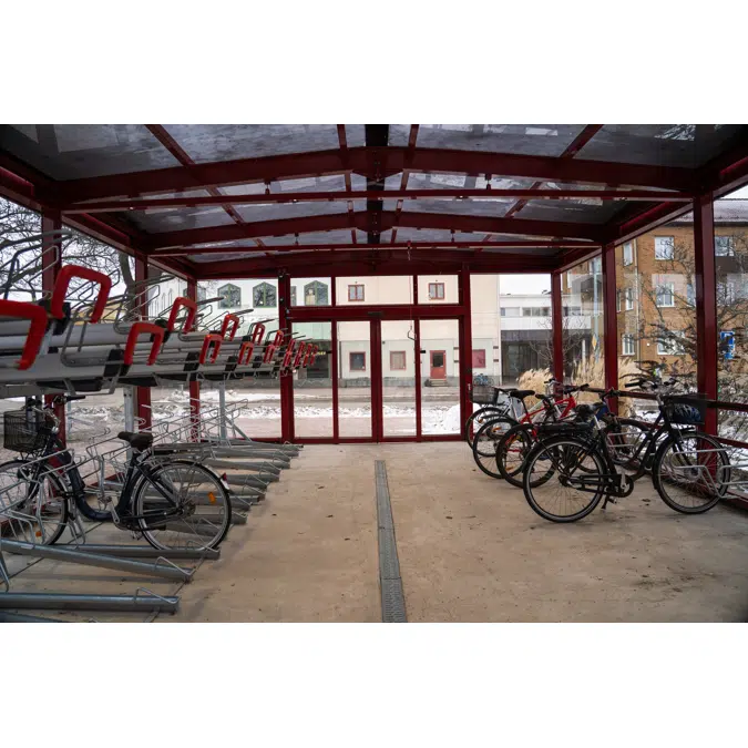 LINK Modular Bicycle Garage 6200 mm