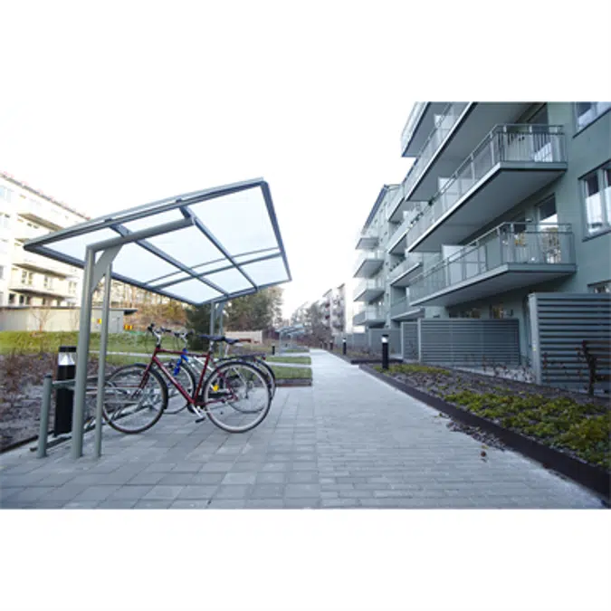 KAPPA Cycle Shelter 4,5m 8 bicycles