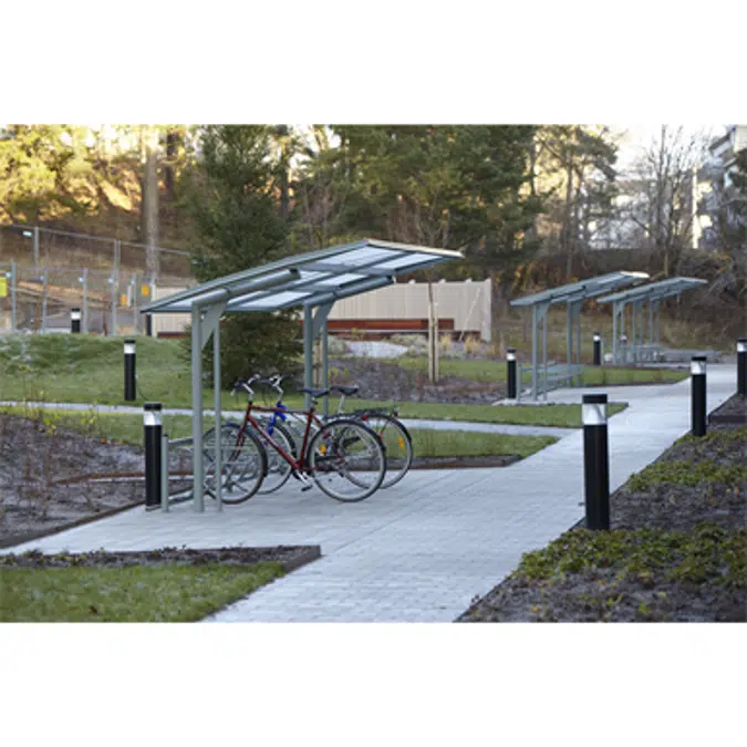 KAPPA Cycle Shelter 4,5m 8 bicycles