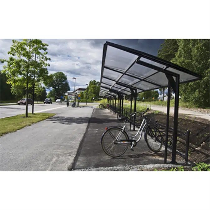 KAPPA Cycle Shelter 4,5m 8 bicycles