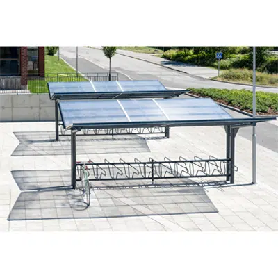 Image for YPSILON Cycle Shelter 6,0m 16 bicycles