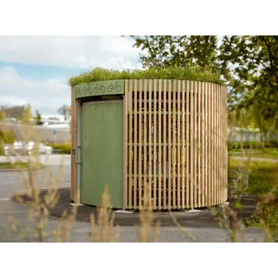 obraz dla Spin360 Bicycle Shed
