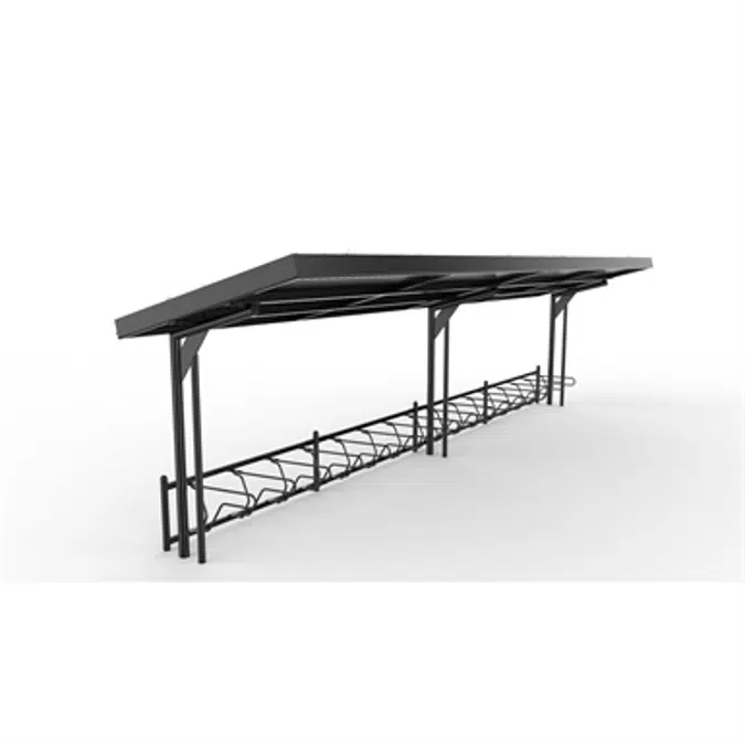 KAPPA Cycle Shelter 15,5m 30 bicycles