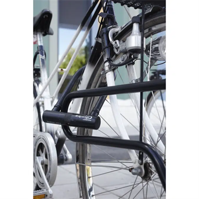 DELTA Bicycle Rack right 45° single sided 2,4m CC600mm 4 bicycles