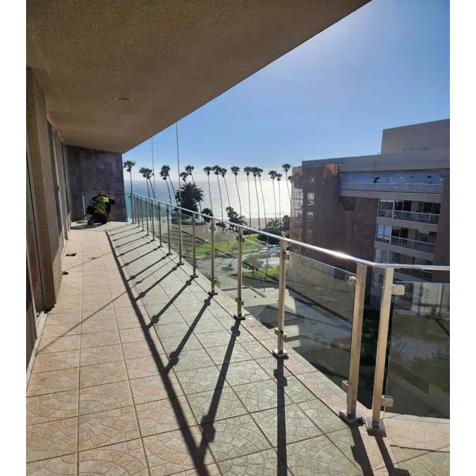 Clearview® Glacier Panel Railing Systems