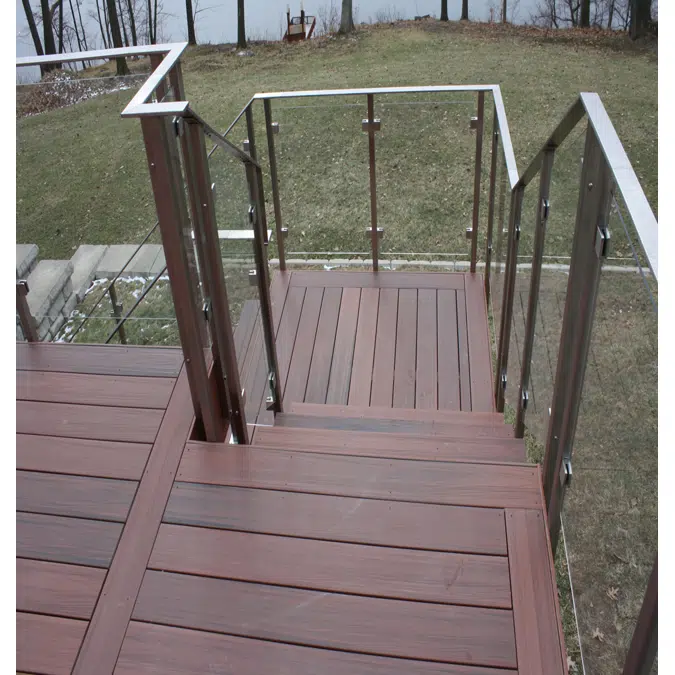 Clearview® Glacier Panel Railing Systems
