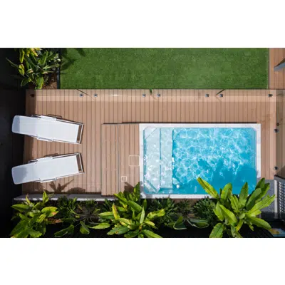 изображение для Plungie Studio, 12' x 7' Precast Concrete Pool