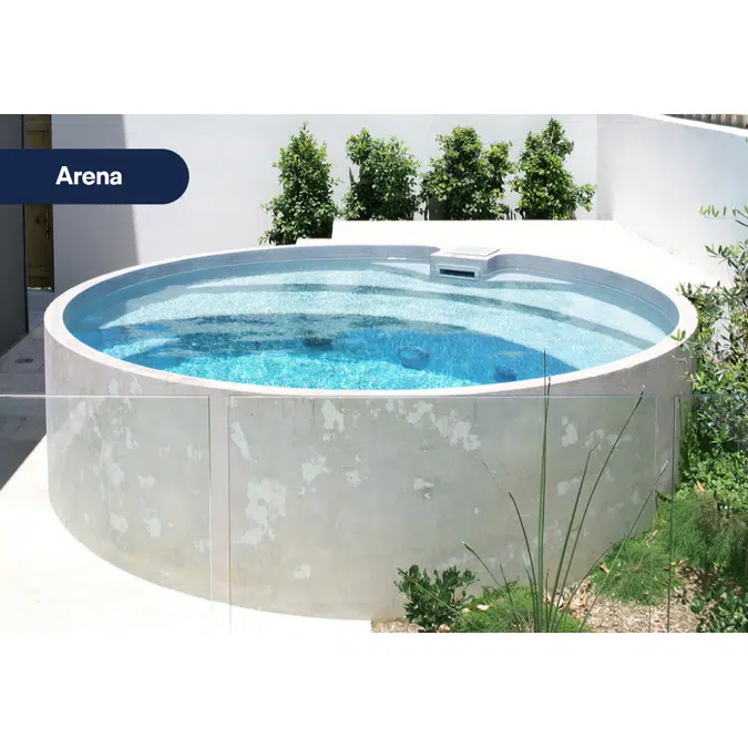 Plungie Arena, 11' 5" Round Precast Concrete Pool