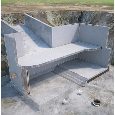 画像 Waterproof structures - system for concrete sealing
