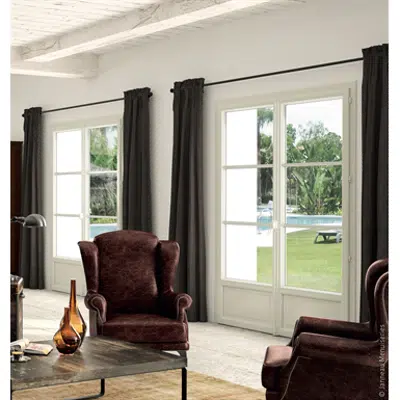 billede til Double PVC French Door Primélis - Renovation