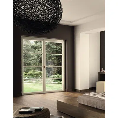 画像 Double PVC French Door Primélis - New Construction