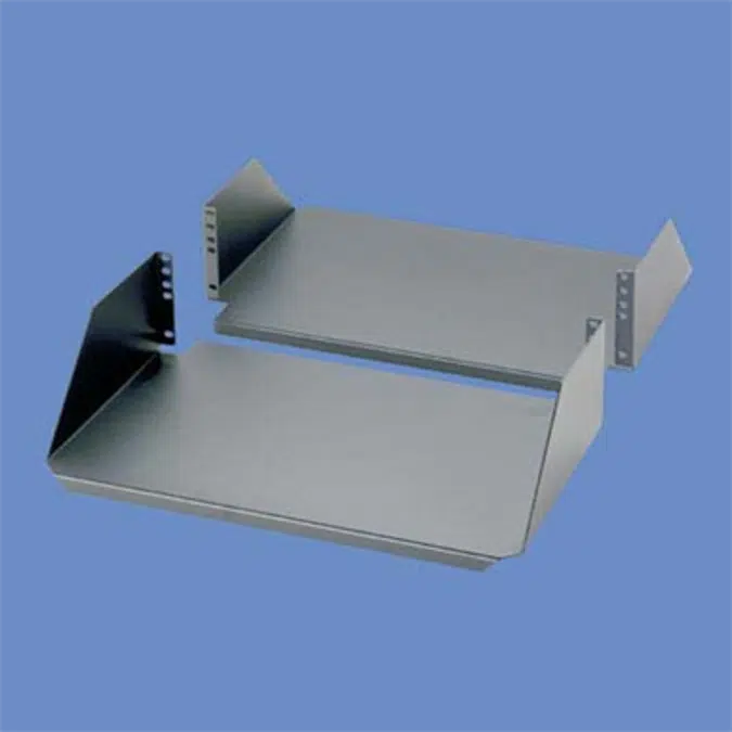 Rack Mount 19" Cantilevered Shelf or Vented Shelf, 3 RU