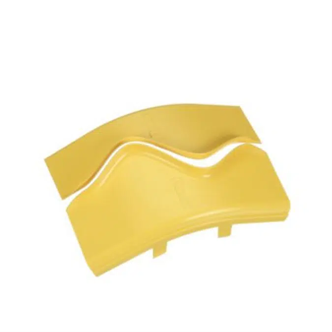 FiberRunner® Outside Vertical 45° Cover - FROV45SC6YL