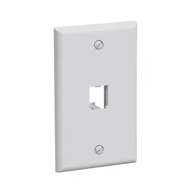 Mini-Com® Classic series Faceplates - 2 Module - Electric Ivory