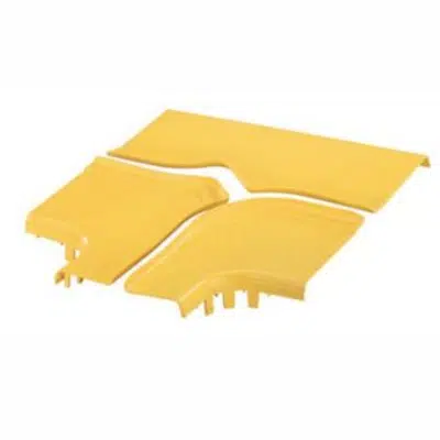 FiberRunner® Horizontal Tee Cover - FRTSC12W6YL için görüntü