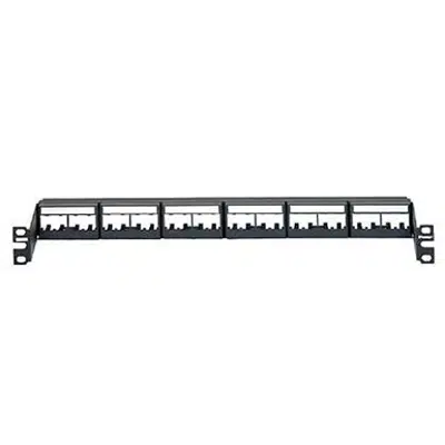 bilde for Patch Panels, 24 Port or 48 Port, Recessed, Black