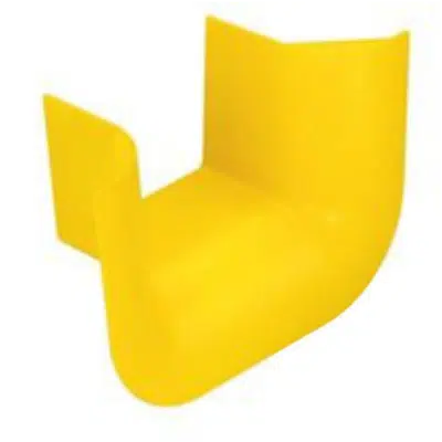 FiberRunner® Trumpet End Cap - FRTR4X4YL图像