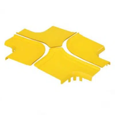 画像 FiberRunner® Four Way Cross Cover - FRFWCSC12W6YL